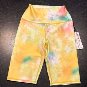 Alice + Olivia Colorful Tie-Dye Shorts